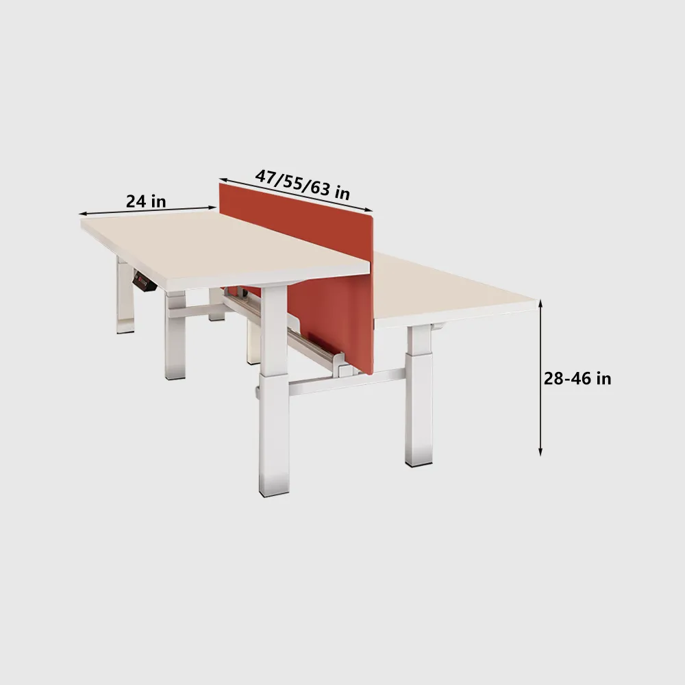 Sleek Electric Standing Desk for Office – Modern Adjustable Height Work Table - image 7