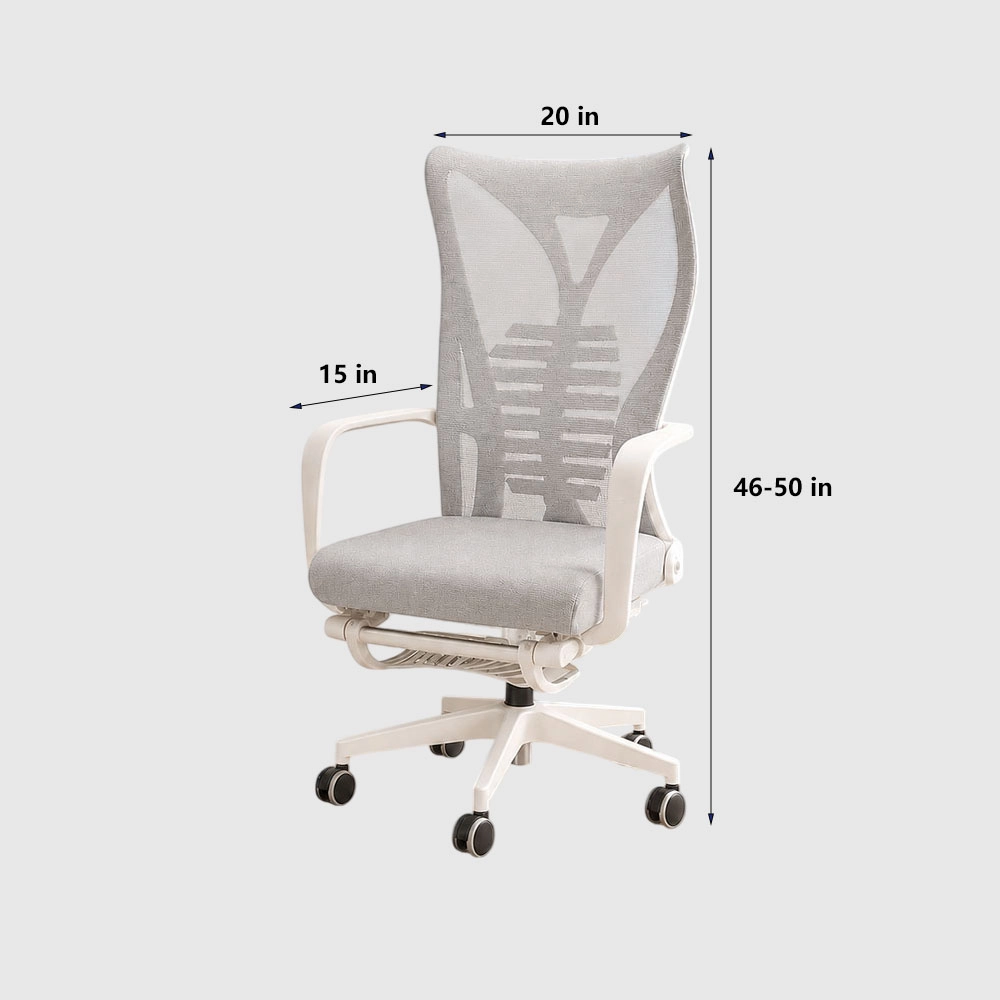 Breathable Recliner Chair with Footrest – Adjustable Back Support for Relaxing - image 7