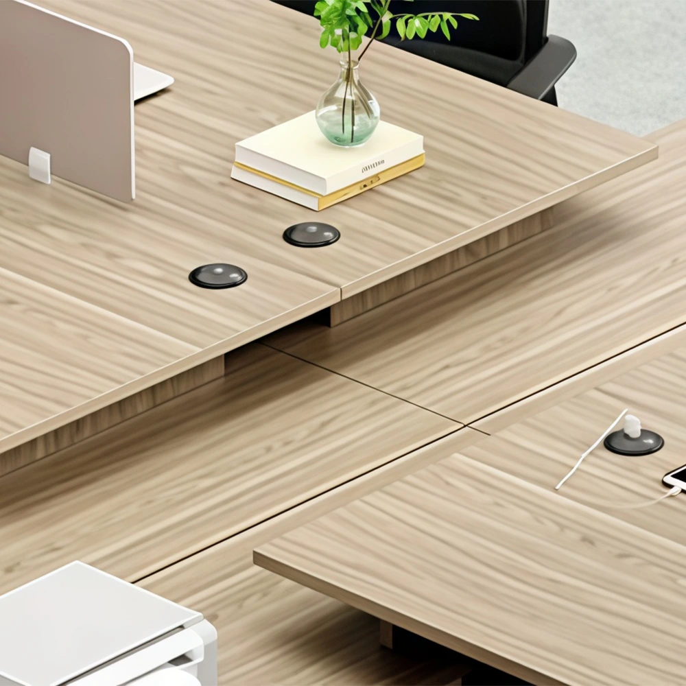 Staff Office Desk with Partition & Storage Cabinet - image 5