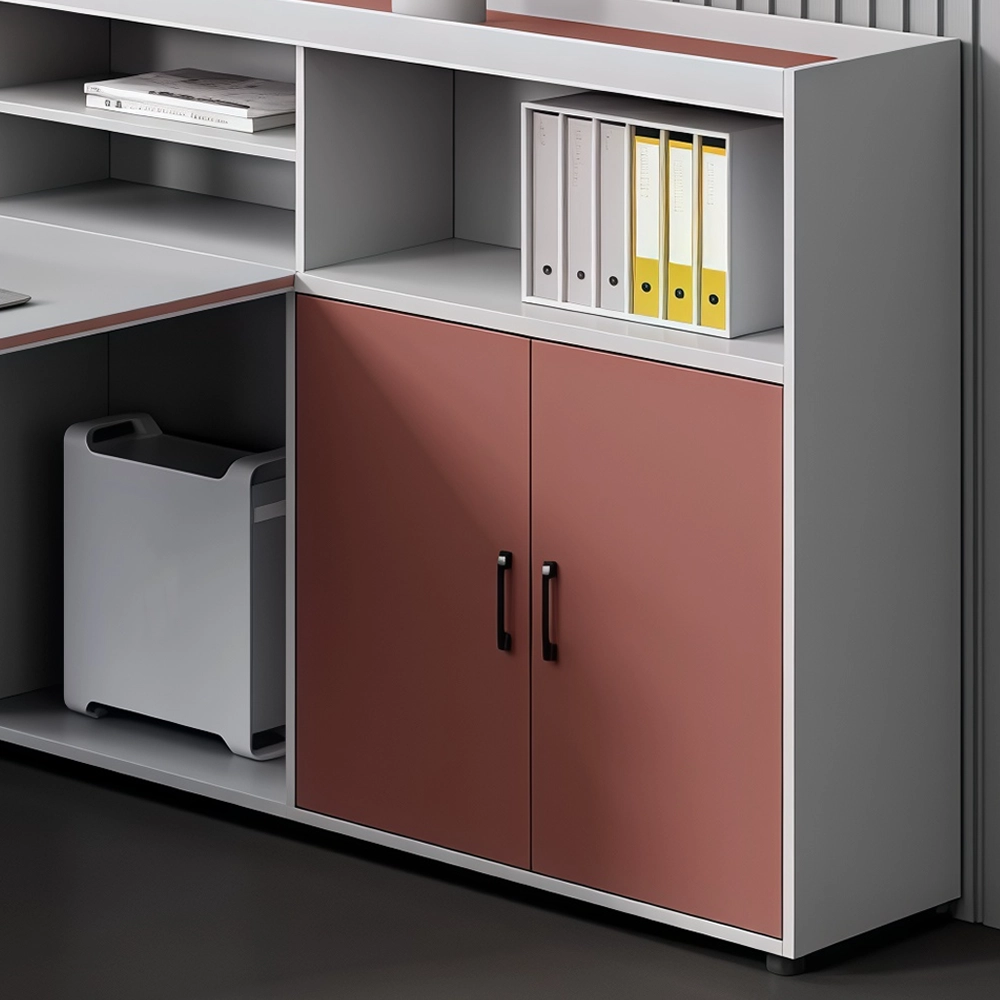 Two-Tone Office Desk with Ample Space - image 4
