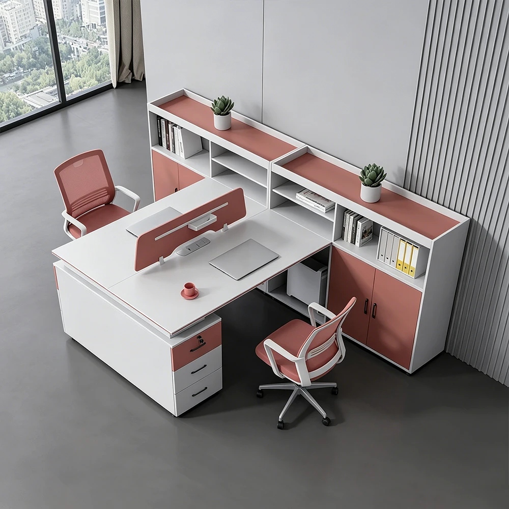 Two-Tone Office Desk with Ample Space - image 2